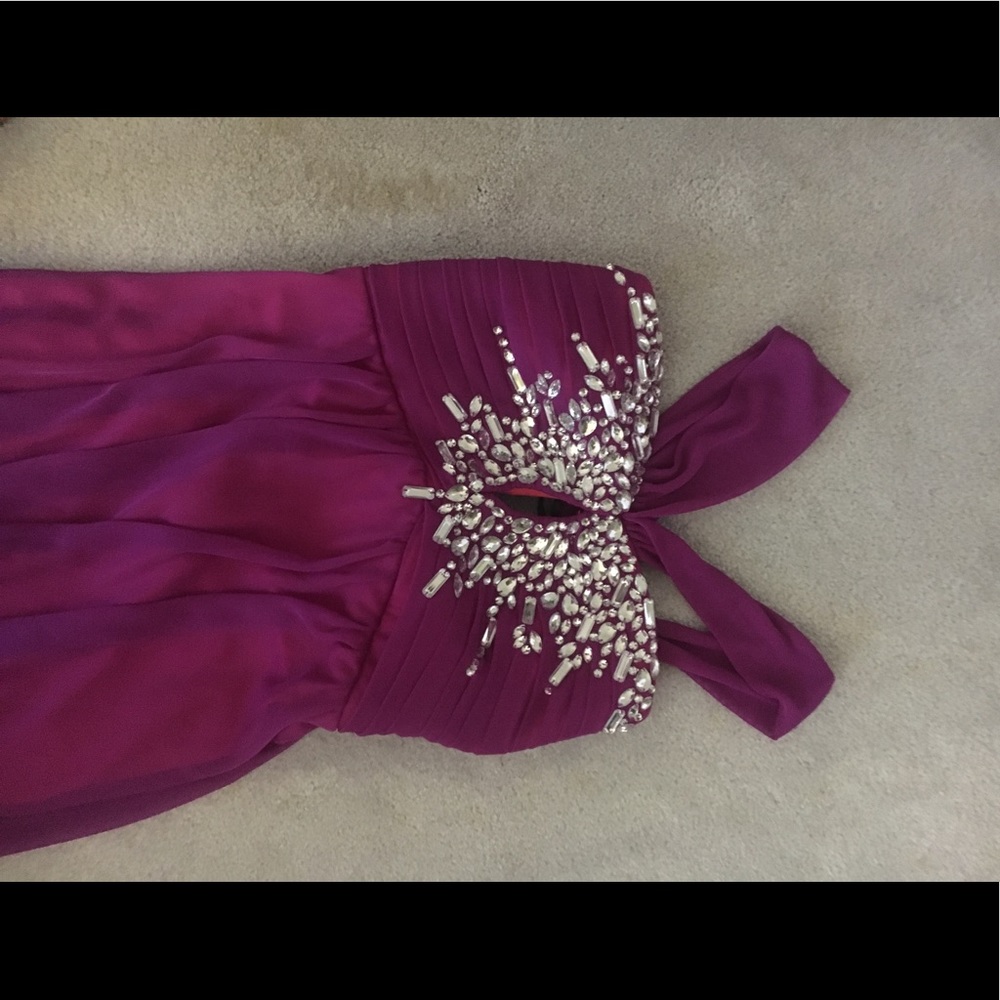 Never Worn NWT Purple elegant floor-length gown